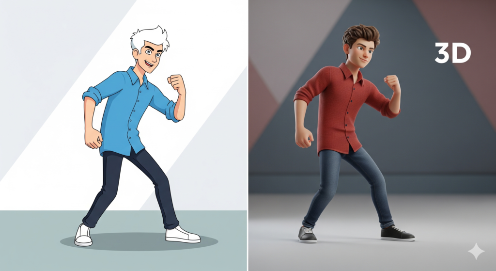 2D ve 3D animasyon arasındaki farklar ve marka iletişiminde kullanımı 2d 3d egopro