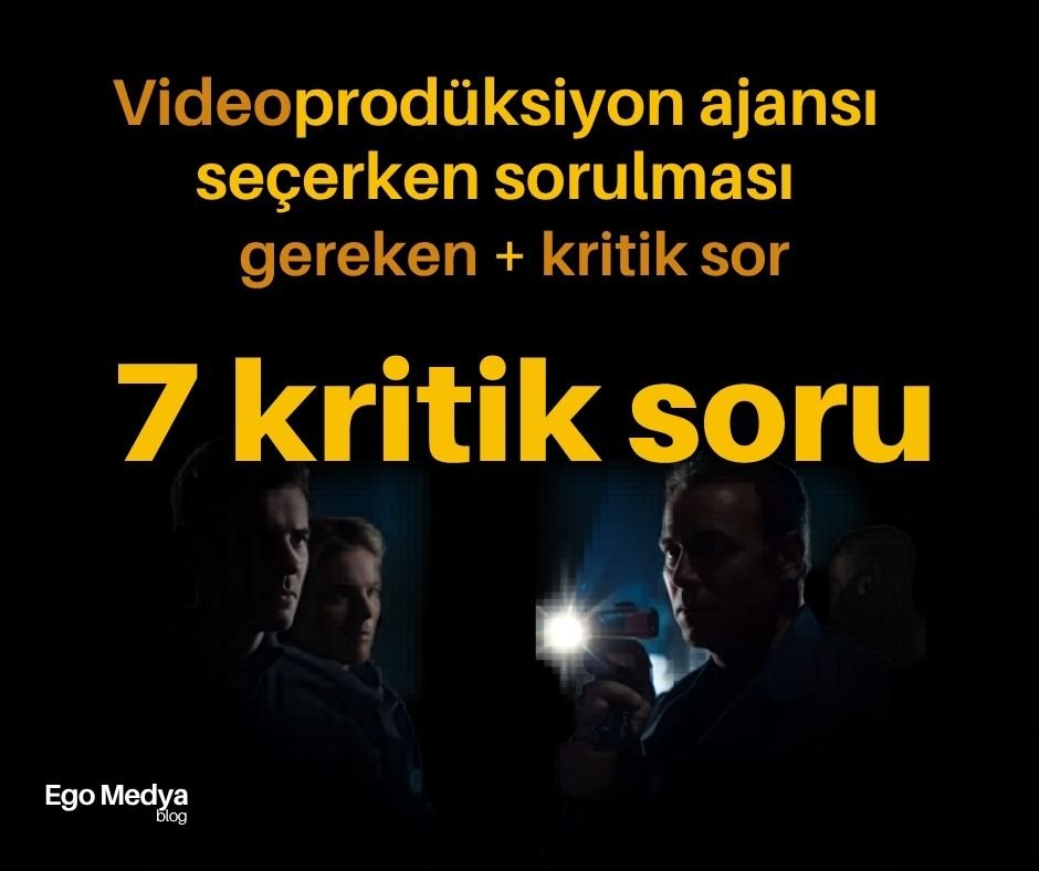 Video prodüksiyon ajansı seçimi
